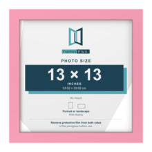 Baby Pink picture frame for a 13 x 13 inch photo