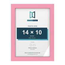 Baby Pink picture frame for a 14 x 10 inch photo