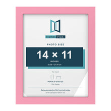 Baby Pink picture frame for a 14 x 11 inch photo