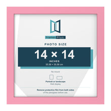 Baby Pink picture frame for a 14 x 14 inch photo