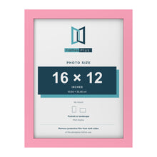 Baby Pink picture frame for a 16 x 12 inch photo