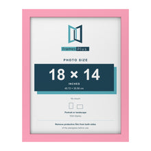 Baby Pink picture frame for a 18 x 14 inch photo
