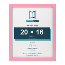 Baby Pink picture frame for a 20 x 16 inch photo
