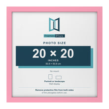 Baby Pink picture frame for a 20 x 20 inch photo