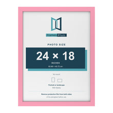 Baby Pink picture frame for a 24 x 18 inch photo