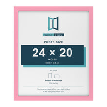 Baby Pink picture frame for a 24 x 20 inch photo