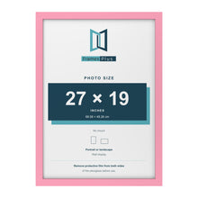 Baby Pink picture frame for a 27 x 19 inch photo