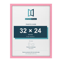 Baby Pink picture frame for a 32 x 24 inch photo