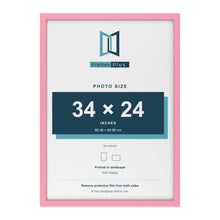 Baby Pink picture frame for a 34 x 24 inch photo