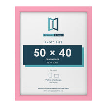 Baby Pink picture frame for a 50 x 40 cm photo