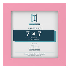 Baby Pink picture frame for a 7 x 7 inch photo