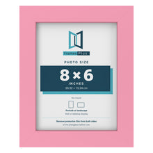 Baby Pink picture frame for a 8 x 6 inch photo