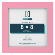 Baby Pink picture frame for a 8 x 8 inch photo