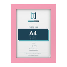 Baby Pink picture frame for an A4 photo