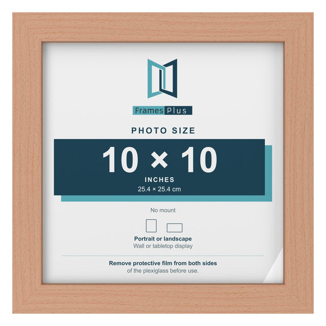 Classic Range Beech Picture, Photo & Poster Frame — Finish and profile example