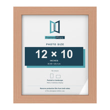 Beech picture frame for a 12 x 10 inch photo