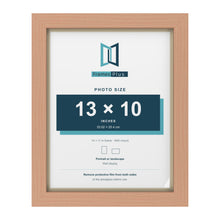 Beech 14 x 11 inch picture frame with an ivory mount for a 13 x 10 inch photo