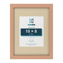 Beech 16 x 12 inch picture frame with an ivory mount for a 10 x 8 inch photo