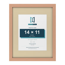 Beech 20 x 16 inch picture frame with an ivory mount for a 14 x 11 inch photo