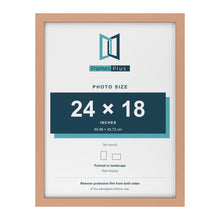 Beech picture frame for a 24 x 18 inch photo