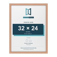 Beech picture frame for a 32 x 24 inch photo