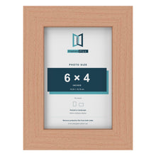 Beech picture frame for a 6 x 4 inch photo