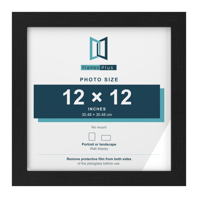 Classic Black 12 × 12 Frame