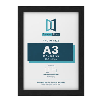 A3 29.7 x 42 cm (11.69x16.53") Picture, Photo & Poster Frame – Black, White or Oak