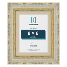 Cassis Cream 10 x 8 inch picture frame with an ivory mount for an 8 x 6 inch photo