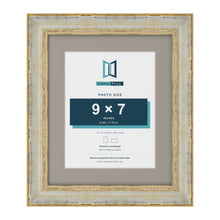 Cassis Cream 12 x 10 inch picture frame with a dawn grey mount for a 9 x 7 inch photo