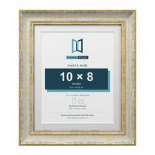 Cassis Cream 12 x 10 inch picture frame with a white mount for a 10 x 8 inch photo