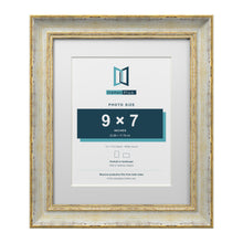 Cassis Cream 12 x 10 inch picture frame with a white mount for a 9 x 7 inch photo