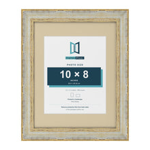 Cassis Cream 14 x 11 inch picture frame with an ivory mount for a 10 x 8 inch photo