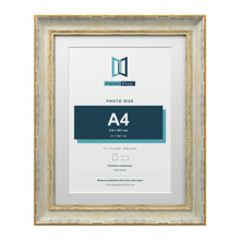 Cassis Cream 14 x 11 inch picture frame with a white mount for an A4 photo