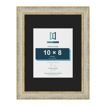 Cassis Cream 16 x 12 inch picture frame with a black mount for a 10 x 8 inch photo