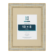 Cassis Cream 16 x 12 inch picture frame with an ivory mount for a 10 x 8 inch photo