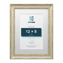 Cassis Cream 16 x 12 inch picture frame with a white mount for a 12 x 8 inch photo