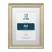 Cassis Cream 16 x 12 inch picture frame with a white mount for an A4 photo