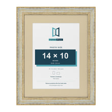 Cassis Cream 18 x 14 inch picture frame with an ivory mount for a 14 x 10 inch photo