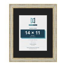 Cassis Cream 20 x 16 inch picture frame with a black mount for a 14 x 11 inch photo