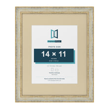Cassis Cream 20 x 16 inch picture frame with an ivory mount for a 14 x 11 inch photo