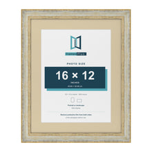 Cassis Cream 20 x 16 inch picture frame with an ivory mount for a 16 x 12 inch photo