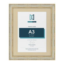 Cassis Cream 20 x 16 inch picture frame with an ivory mount for an A3 photo
