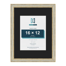 Cassis Cream 24 x 18 inch picture frame with a black mount for a 16 x 12 inch photo