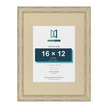 Cassis Cream 24 x 18 inch picture frame with an ivory mount for a 16 x 12 inch photo