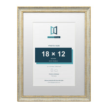 Cassis Cream 24 x 18 inch picture frame with a white mount for an 18 x 12 inch photo