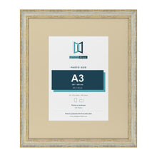 Cassis Cream 24 x 20 inch picture frame with an ivory mount for an A3 photo