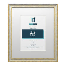 Cassis Cream 24 x 20 inch picture frame with a white mount for an A3 photo