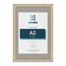 Cassis Cream 30 x 20 inch picture frame with a dawn grey mount for an A2 photo