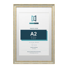 Cassis Cream 30 x 20 inch picture frame with a white mount for an A2 photo